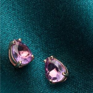 Doting Dews Polaris Eartings- Amethyst
